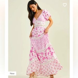 Alter’d State NWT Darianne floral maxi dress